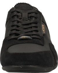 schwarze niedrige Sneakers von Lacoste