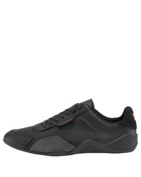 schwarze niedrige Sneakers von Lacoste