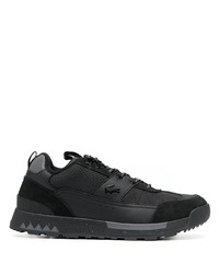 schwarze niedrige Sneakers von Lacoste