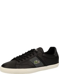 schwarze niedrige Sneakers von Lacoste