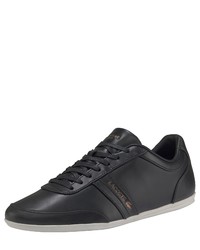 schwarze niedrige Sneakers von Lacoste