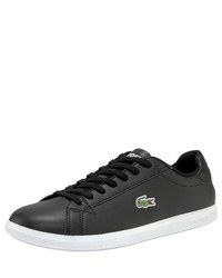 schwarze niedrige Sneakers von Lacoste