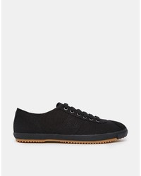 schwarze niedrige Sneakers von Fred Perry