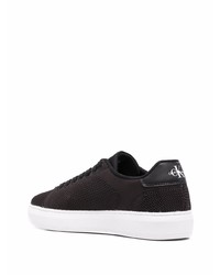 schwarze niedrige Sneakers von Calvin Klein Jeans