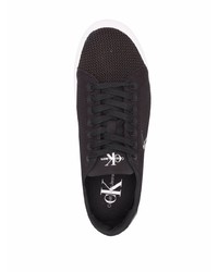 schwarze niedrige Sneakers von Calvin Klein Jeans