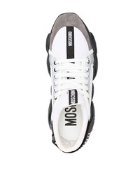 schwarze niedrige Sneakers von Moschino