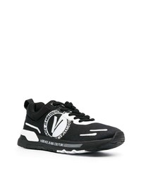 schwarze niedrige Sneakers von VERSACE JEANS COUTURE