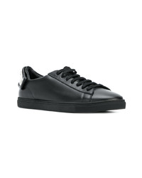 schwarze niedrige Sneakers von DSQUARED2