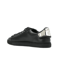 schwarze niedrige Sneakers von DSQUARED2