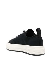 schwarze niedrige Sneakers von DSQUARED2