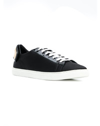 schwarze niedrige Sneakers von DSQUARED2