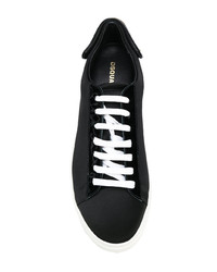 schwarze niedrige Sneakers von DSQUARED2