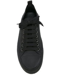 schwarze niedrige Sneakers von Ann Demeulemeester