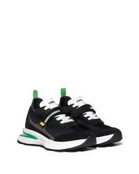 schwarze niedrige Sneakers von DSQUARED2