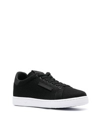 schwarze niedrige Sneakers von Ea7 Emporio Armani