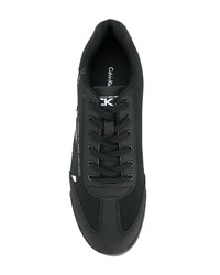 schwarze niedrige Sneakers von Calvin Klein Jeans