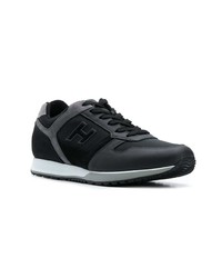 schwarze niedrige Sneakers von Hogan