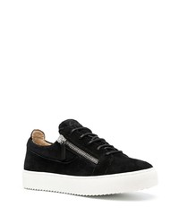 schwarze niedrige Sneakers von Giuseppe Zanotti