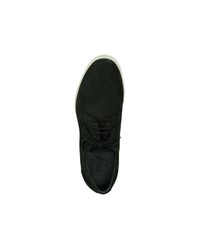 schwarze niedrige Sneakers von Lui by tessamino