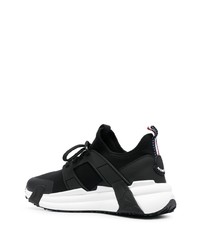 schwarze niedrige Sneakers von Moncler