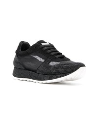 schwarze niedrige Sneakers von Philipp Plein
