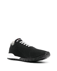 schwarze niedrige Sneakers von Kiton