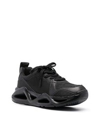 schwarze niedrige Sneakers von Ea7 Emporio Armani