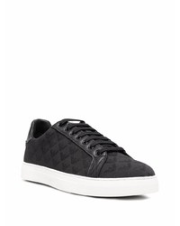 schwarze niedrige Sneakers von Ea7 Emporio Armani