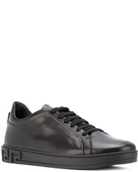 schwarze niedrige Sneakers von Versace