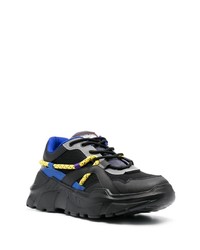 schwarze niedrige Sneakers von VERSACE JEANS COUTURE