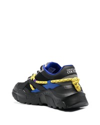 schwarze niedrige Sneakers von VERSACE JEANS COUTURE