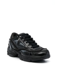 schwarze niedrige Sneakers von Raf Simons