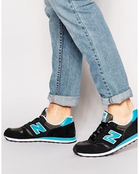 schwarze niedrige Sneakers von New Balance