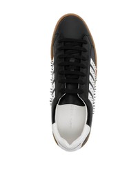 schwarze niedrige Sneakers von DSQUARED2