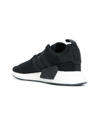 schwarze niedrige Sneakers von adidas