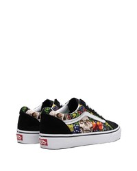 schwarze niedrige Sneakers von Vans