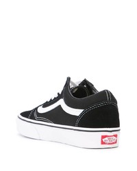 schwarze niedrige Sneakers von Vans