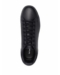 schwarze niedrige Sneakers von Raf Simons