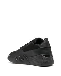 schwarze niedrige Sneakers von Giuseppe Zanotti