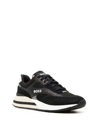 schwarze niedrige Sneakers von BOSS