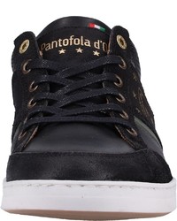 schwarze niedrige Sneakers von Pantofola D'oro