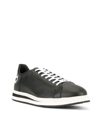 schwarze niedrige Sneakers von Philippe Model