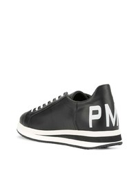 schwarze niedrige Sneakers von Philippe Model