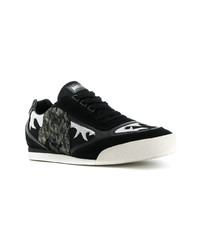 schwarze niedrige Sneakers von Just Cavalli