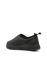 schwarze niedrige Sneakers von Suicoke