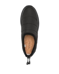 schwarze niedrige Sneakers von Suicoke