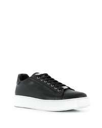 schwarze niedrige Sneakers von Philipp Plein