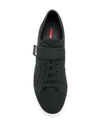 schwarze niedrige Sneakers von Prada