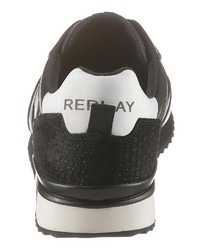 schwarze niedrige Sneakers von Replay