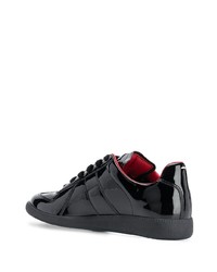 schwarze niedrige Sneakers von Maison Margiela